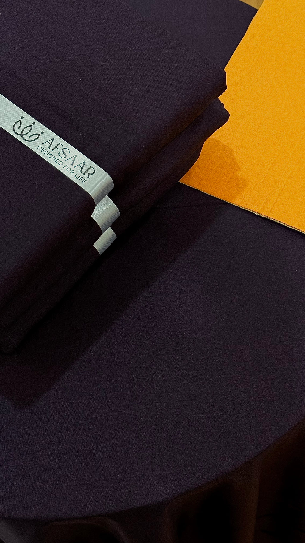 Plum Purple Wool Fabric | Bold Unstitched | Afsaar