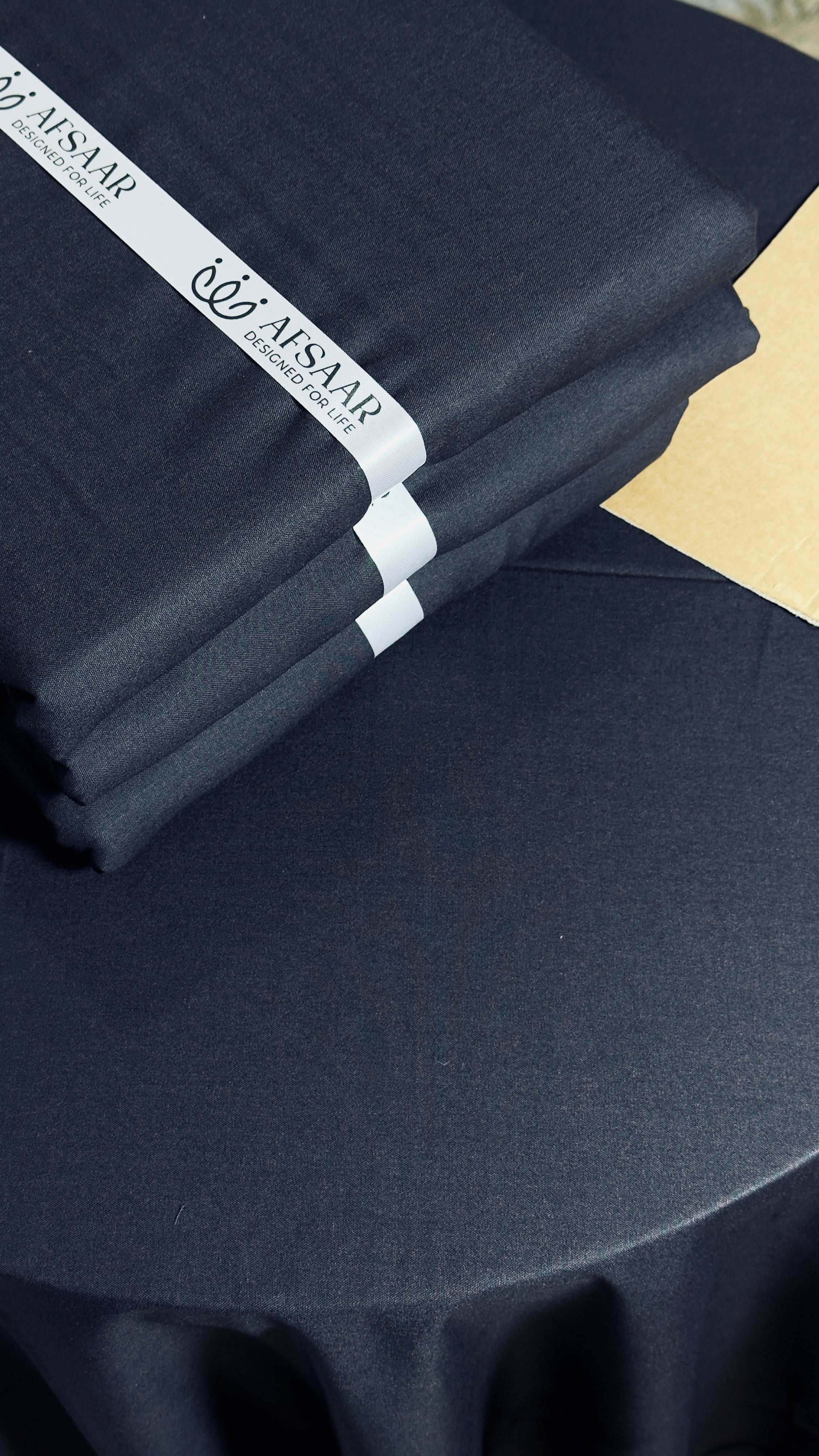 Graphite Navy Wool | Unstitched Wool  | Afsaar Pakistan