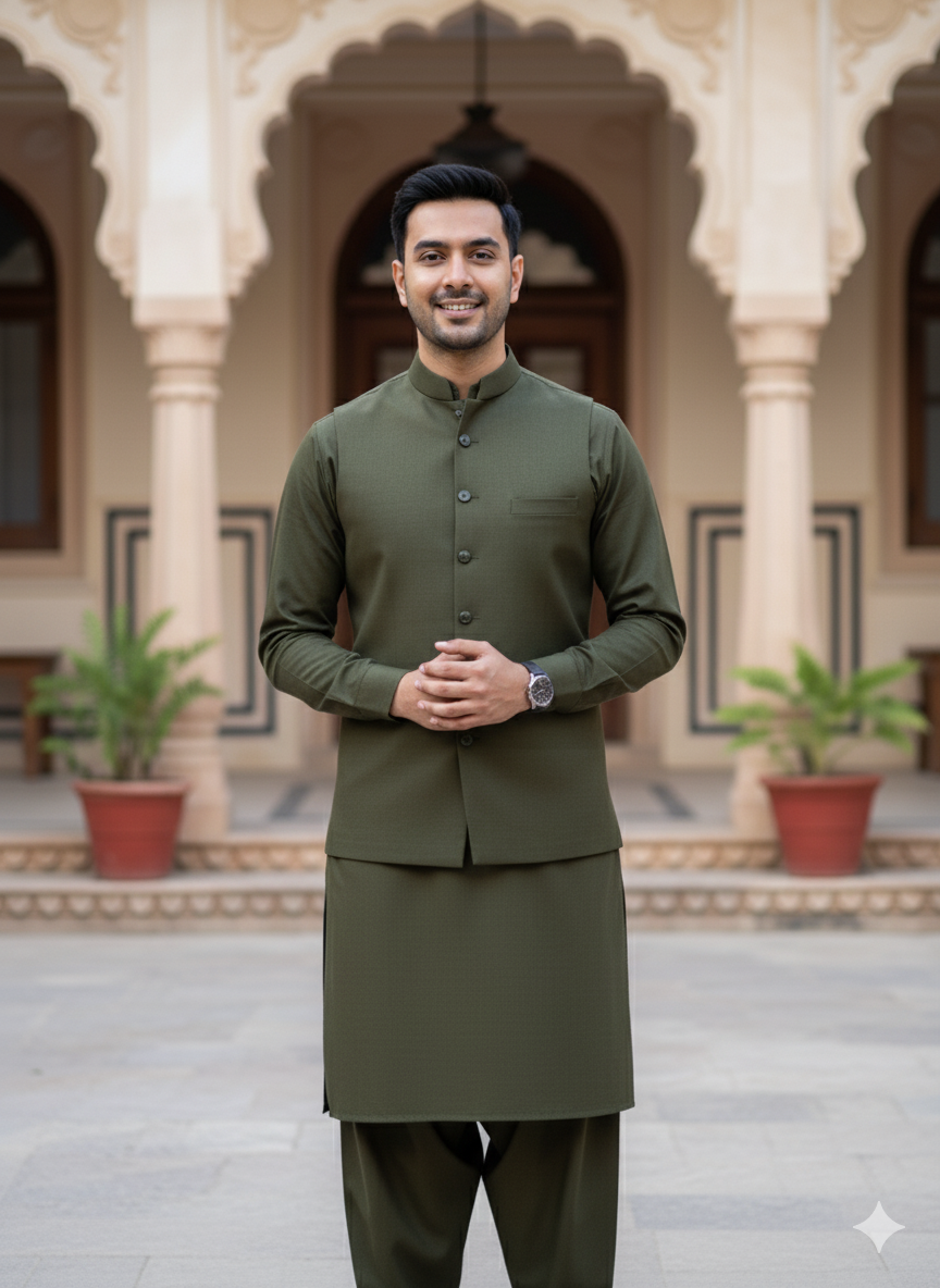 Dark Olive — Winter Heritage Cotton by AFSAAR