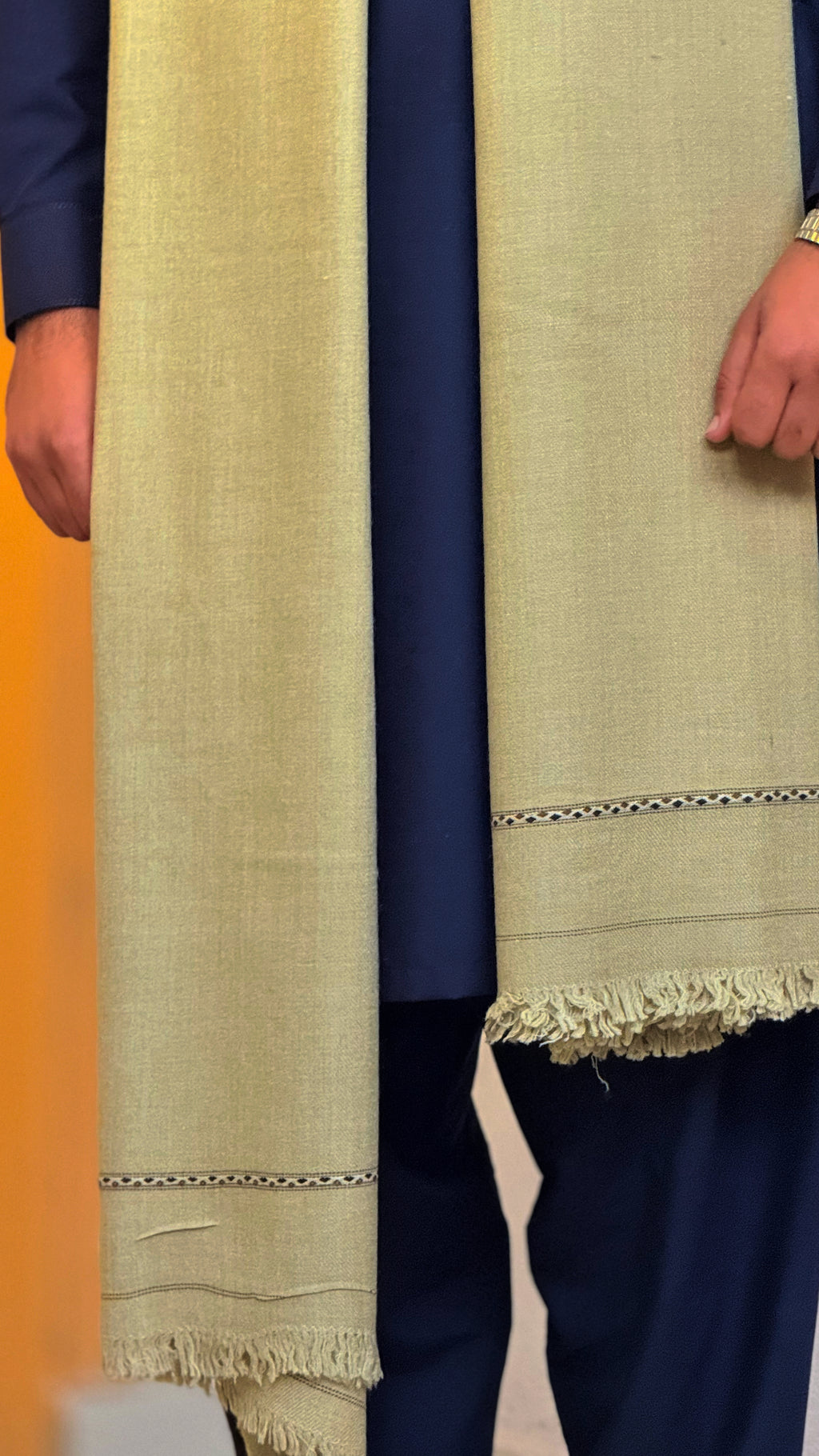 Obsidian Wrap 1 — Wool Shawl by AFSAAR