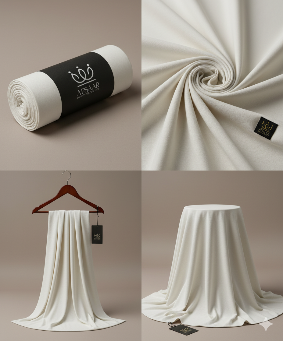 Boski Off White— Wash & Wear by AFSAAR