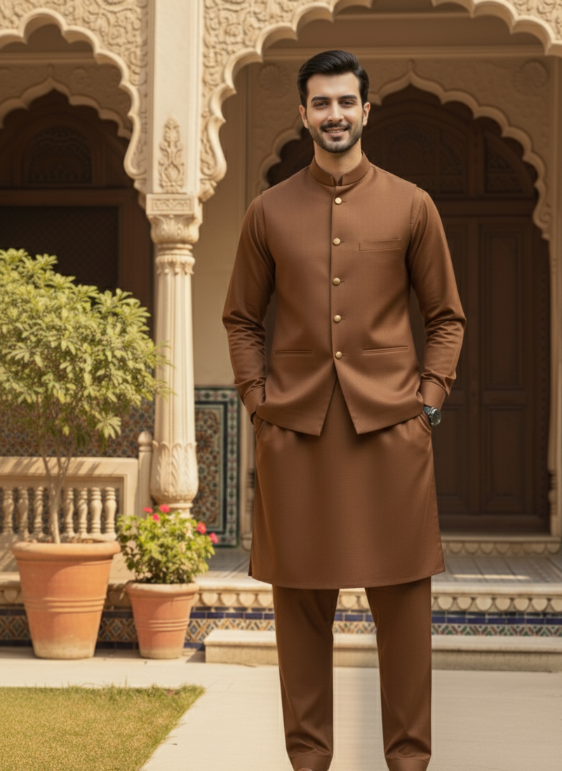 Reddish Brown — Winter Heritage Cotton by AFSAAR