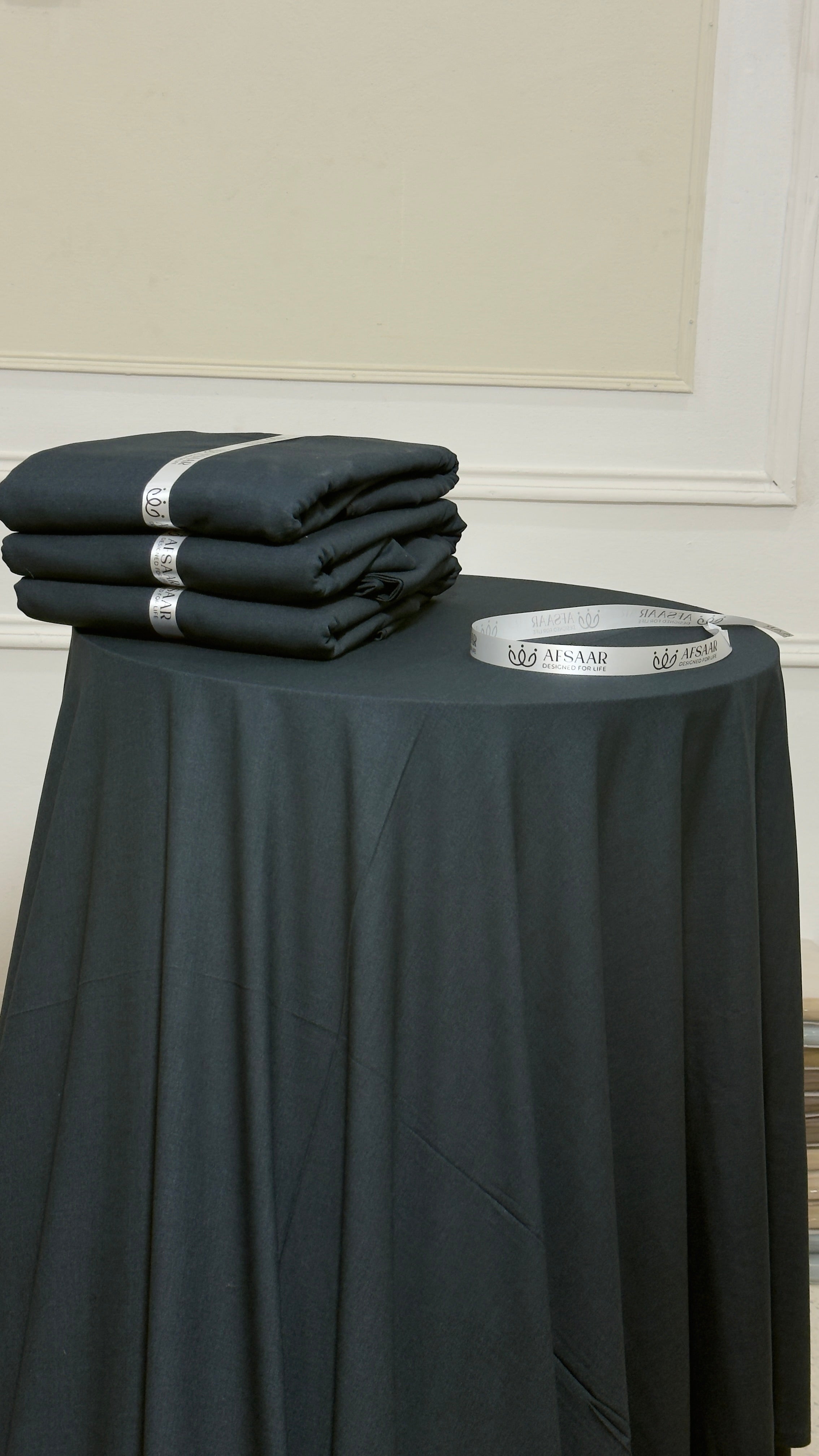 Teal Wool Fabric | Ocean Blue-Green Unstitched | Afsaar