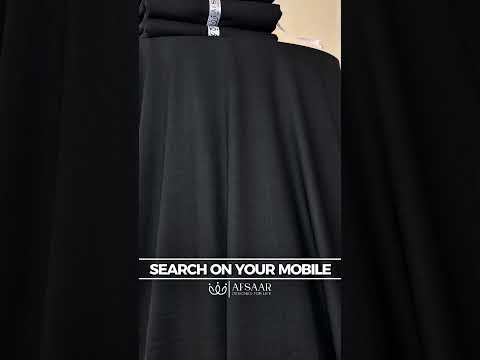 Charcoal Black Wool Fabric Pakistan | 4m Unstitched | Afsaar